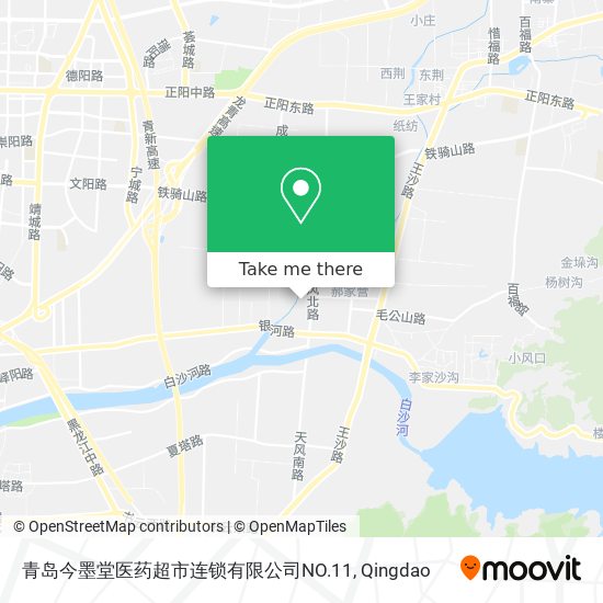 青岛今墨堂医药超市连锁有限公司NO.11 map