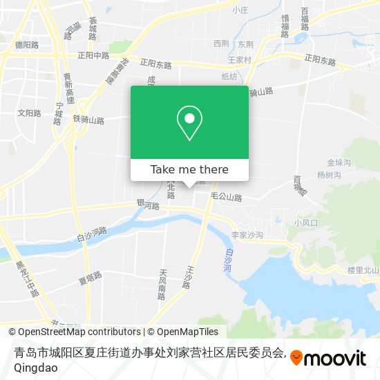 青岛市城阳区夏庄街道办事处刘家营社区居民委员会 map