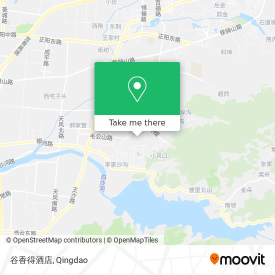 谷香得酒店 map