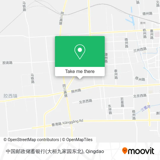 中国邮政储蓄银行(大桓九家园东北) map