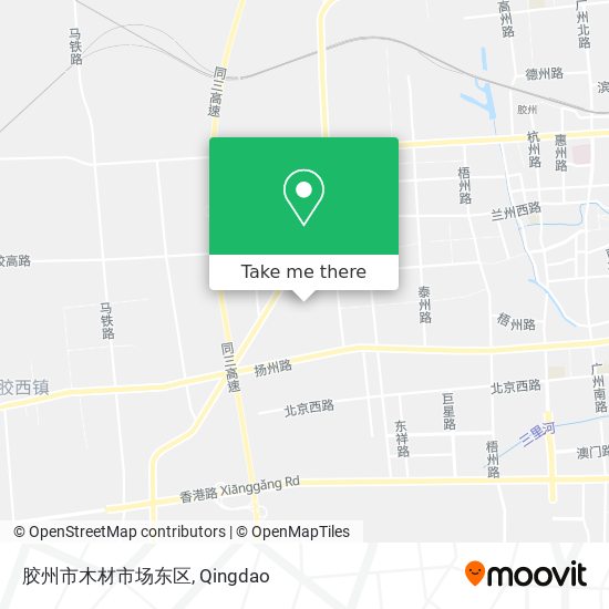 胶州市木材市场东区 map