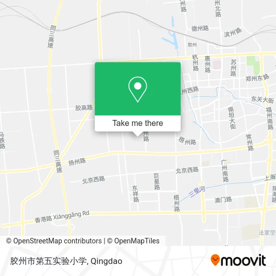 胶州市第五实验小学 map