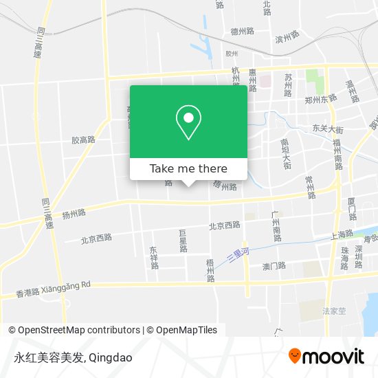 永红美容美发 map