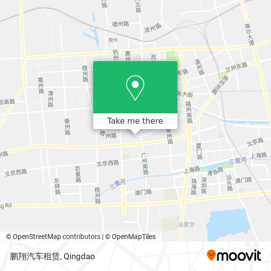 鹏翔汽车租赁 map