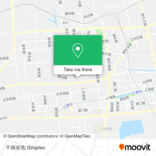 千禧浴池 map