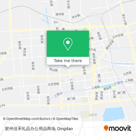 胶州佳禾礼品办公用品商场 map