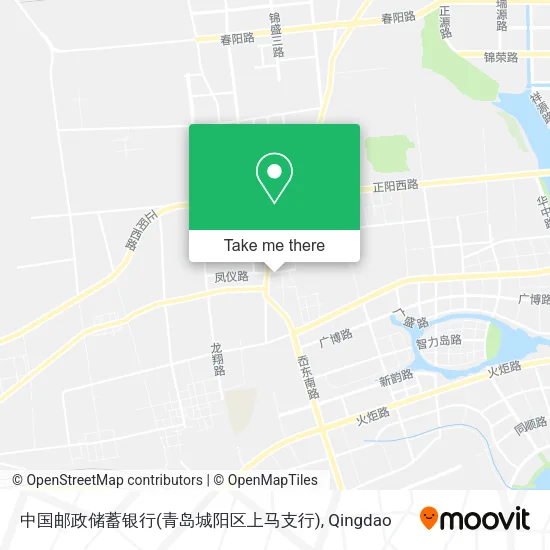 中国邮政储蓄银行(青岛城阳区上马支行) map