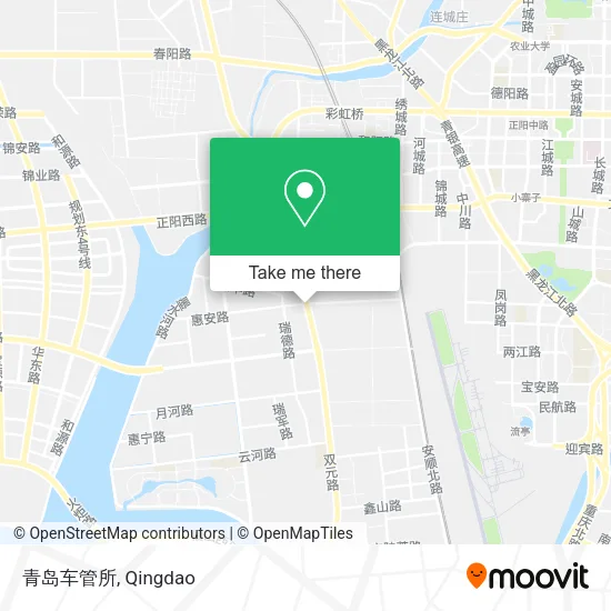 青岛车管所 map