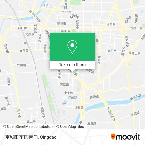 南城阳花苑-南门 map