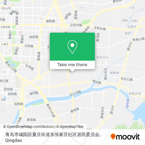 青岛市城阳区夏庄街道东张家庄社区居民委员会 map