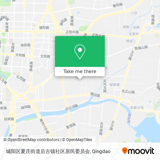 城阳区夏庄街道后古镇社区居民委员会 map