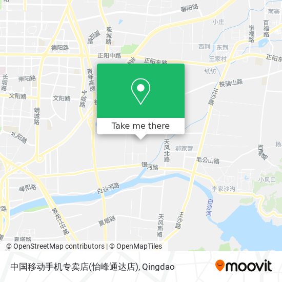 中国移动手机专卖店(怡峰通达店) map