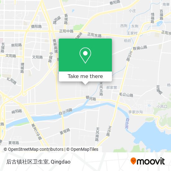 后古镇社区卫生室 map