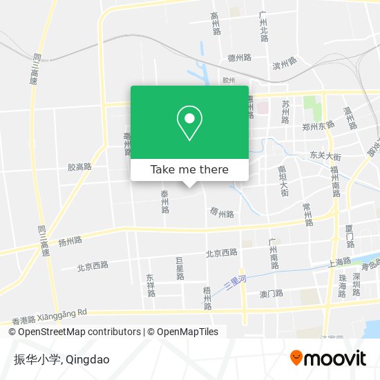 振华小学 map
