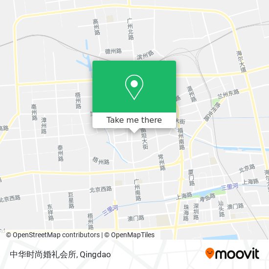 中华时尚婚礼会所 map