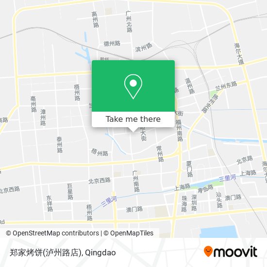 郑家烤饼(泸州路店) map