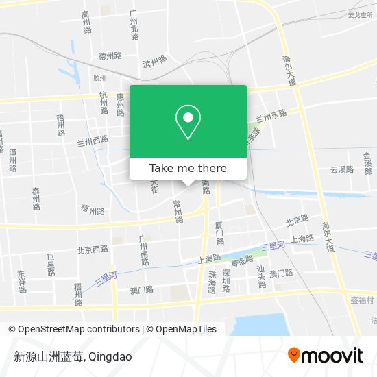 新源山洲蓝莓 map