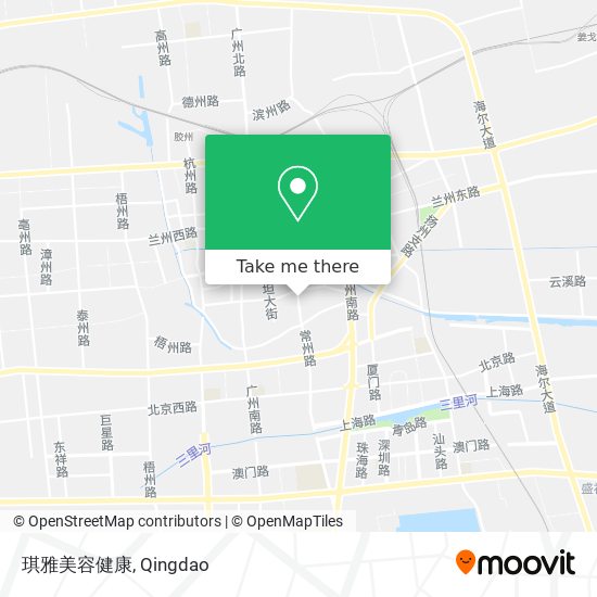 琪雅美容健康 map