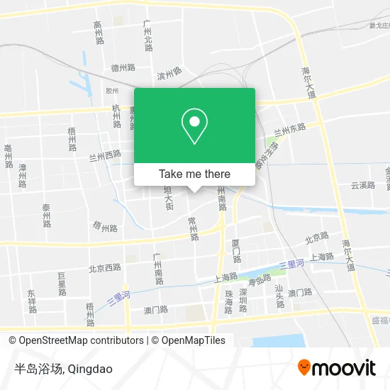 半岛浴场 map