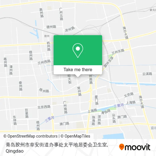 青岛胶州市阜安街道办事处太平地居委会卫生室 map