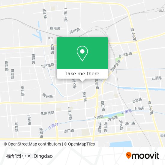 福华园小区 map