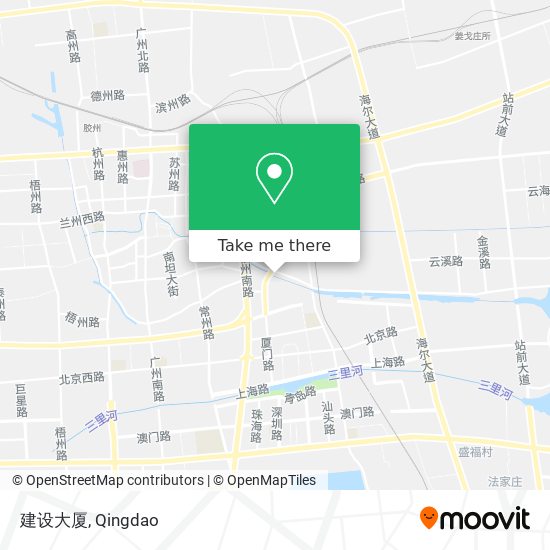 建设大厦 map