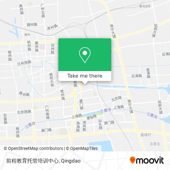 前程教育托管培训中心 map