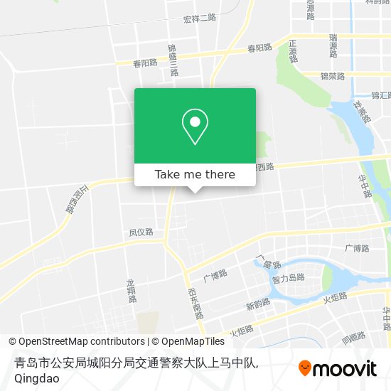青岛市公安局城阳分局交通警察大队上马中队 map