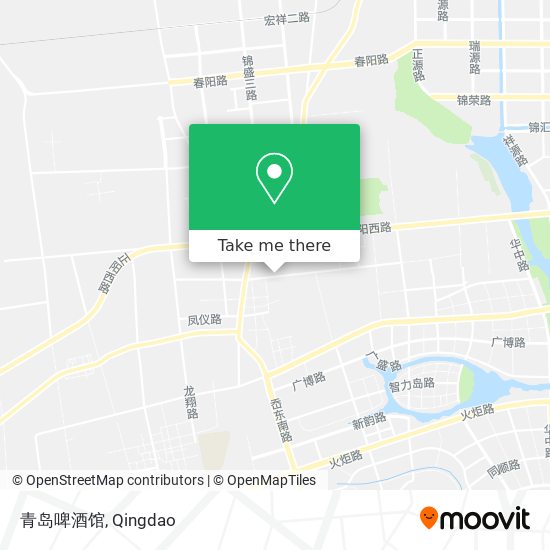 青岛啤酒馆 map