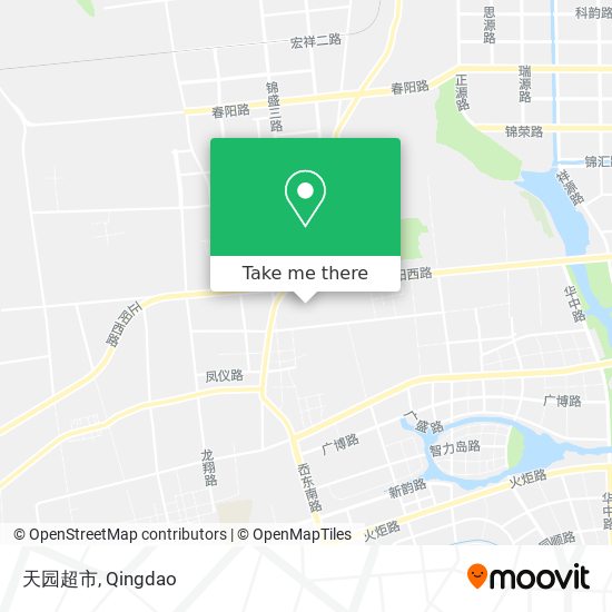 天园超市 map