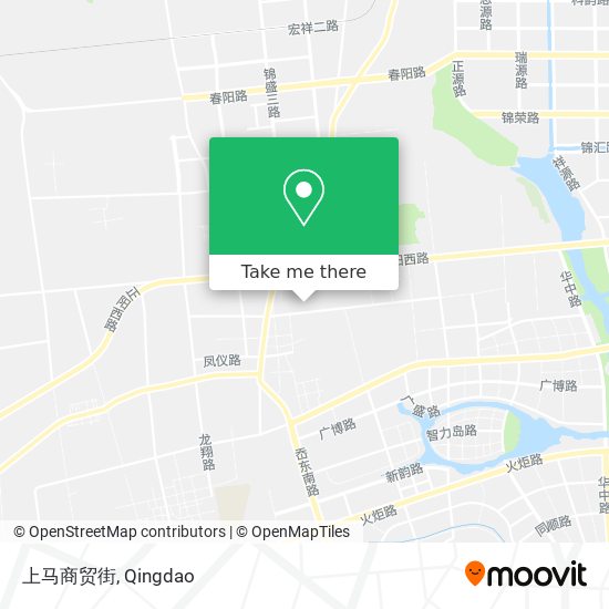 上马商贸街 map