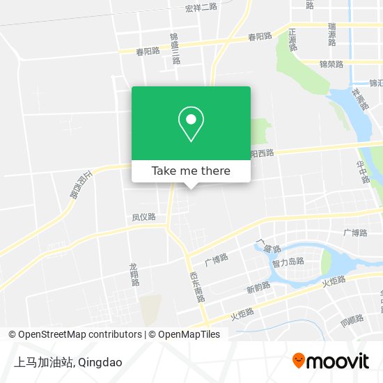 上马加油站 map