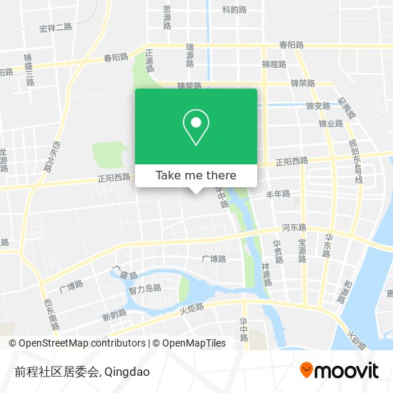 前程社区居委会 map
