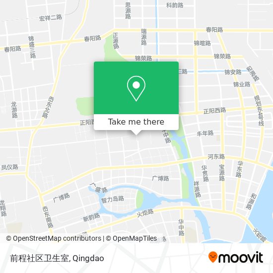 前程社区卫生室 map