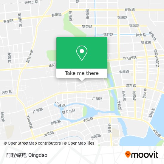 前程锦苑 map