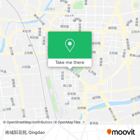 南城阳花苑 map