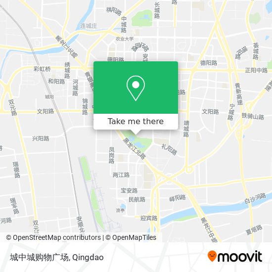 城中城购物广场 map