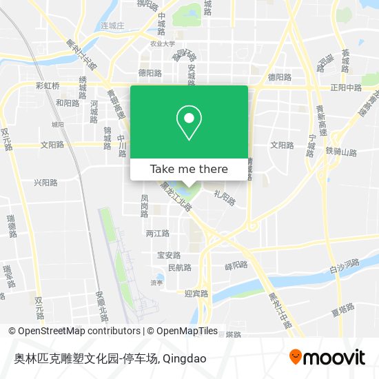 奥林匹克雕塑文化园-停车场 map