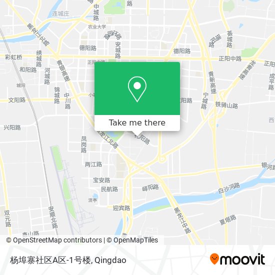 杨埠寨社区A区-1号楼 map