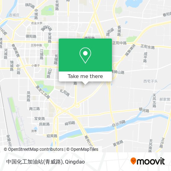 中国化工加油站(青威路) map