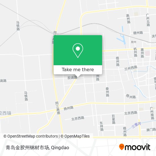 青岛金胶州钢材市场 map