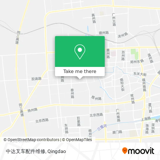 中达叉车配件维修 map