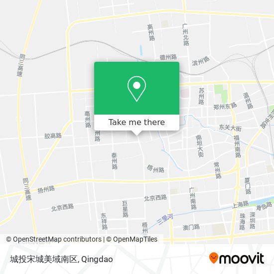 城投宋城美域南区 map
