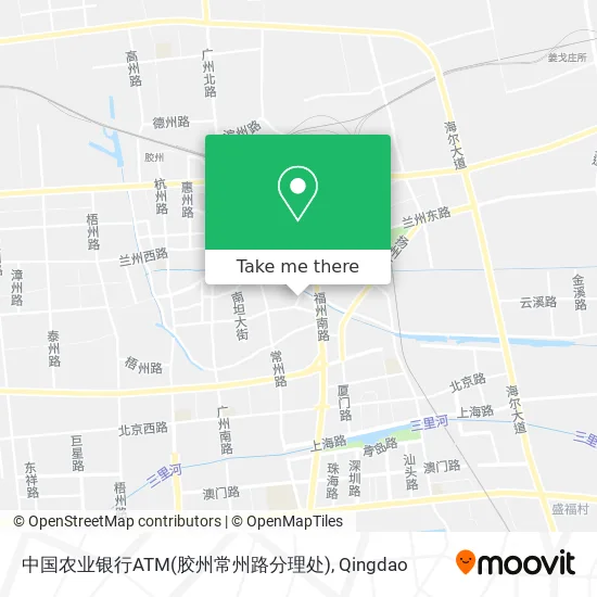 中国农业银行ATM(胶州常州路分理处) map