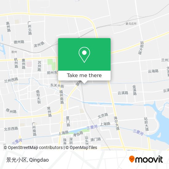景光小区 map