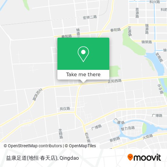 益康足道(地恒·春天店) map