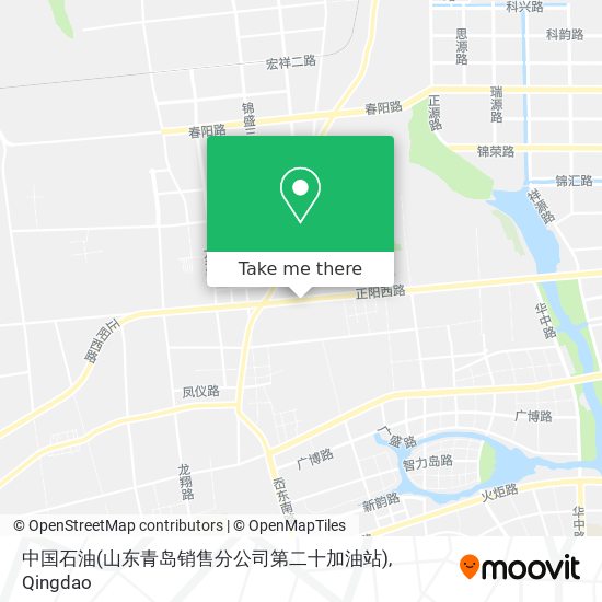中国石油(山东青岛销售分公司第二十加油站) map