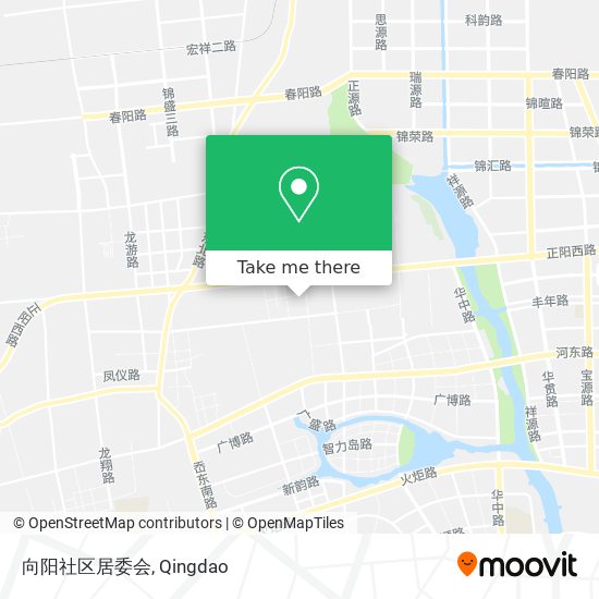 向阳社区居委会 map