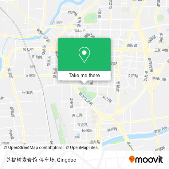 菩提树素食馆-停车场 map