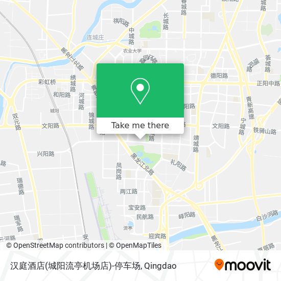 汉庭酒店(城阳流亭机场店)-停车场 map